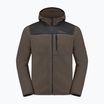 Jack Wolfskin ανδρικό fleece μπουφάν Kammweg Pile Fz κρύος καφές