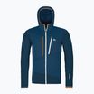 Ανδρικό φούτερ ORTOVOX Fleece Grid Hoody deep ocean