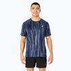 Ανδρικό μπλουζάκι για τρέξιμο ASICS Road All Over Print Top blue expanse/midnight