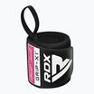 Βραχίονας καρπού RDX WR11 Gym Wrap Wrist Wrap μαύρο/ροζ