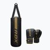 Σάκκος του μποξ RDX F6 Junior Punch Bag + Boxing Gloves matte gold