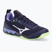 Ανδρικά παπούτσια βόλεϊ Mizuno Wave Luminous 2 βραδινό μπλε / τεχνικό πράσινο / lolite