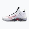 Mizuno Wave Momentum 3 Mid λευκά/σαλάτα/μαύρα παπούτσια βόλεϊ