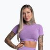 Γυναικείο μπλουζάκι προπόνησης Gym Glamour Seamless Rashguard λιλά