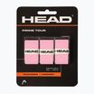 HEAD Prime Tour περιτύλιγμα ρακέτας τένις 3 τμχ ροζ.