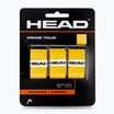 HEAD Prime Tour περιτύλιγμα ρακέτας τένις 3 τμχ κίτρινο 285621