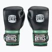 Γάντια του μποξ Cleto Reyes Velcro Sparring green metalic pistachio/black