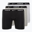 Ανδρικό Nike Everyday Cotton Stretch Boxer Brief 3Pk MP1 λευκό/γκρι ερείκη/μαύρο