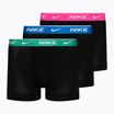 Ανδρικό μποξεράκι Nike Everyday Cotton Stretch Trunk 3 ζεύγη blue/turquoise/pink