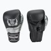 Top King Muay Thai Power Snake μαύρα/ασημί γάντια πυγμαχίας