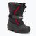 Sorel Flurry Dtv παιδικές μπότες χιονιού μαύρο/φωτεινό κόκκινο