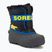 Sorel Snow Commander junior μπότες χιονιού μαύρες / σούπερ μπλε