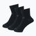 New Balance Performance Cotton Flat Knit Κάλτσες αστραγάλου 3 ζευγάρια μαύρες