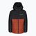 Columbia Powder Lite Hooded παιδικό πουπουλένιο μπουφάν με κουκούλα warp red/shark