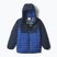 Columbia Powder Lite II Hooded mountain blue/ collegiate navy παιδικό πουπουλένιο μπουφάν με κουκούλα