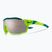 Γυαλιά ηλίου Nike Show X Rush ματ βολτ/χρωμιωμένος καθρέφτης