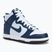 Nike Dunk High μπότες ποδοσφαίρου γκρι/λευκό/μεσονύκτιο ναυτικό