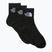 The North Face Multi Sport Cush Quarter Sock Κάλτσες Trekking 3 ζευγάρια μαύρες
