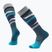 Smartwool Ski Full Cushion Midnight Ski Pattern OTC twilight blue socks