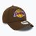 Ανδρικό καπέλο μπέιζμπολ New Era Repreve 9Forty Los Angeles Lakers dark brown