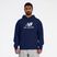 Ανδρικό φούτερ New Balance Stacked Logo French Terry Hoodie navy