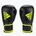 Γάντια πυγμαχίας adidas Hybrid 80 μαύρο/κίτρινο ADIH80