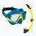 Aqualung Vita Combo Snorkelling set Μάσκα + αναπνευστήρας μπλε/κίτρινο SC4269807