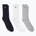 Lacoste RA4182 3 ζευγάρια κάλτσες ασημί/λευκές/ναυτικό μπλε
