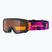 Alpina Piney παιδικά γυαλιά σκι μαύρο/ροζ ματ/πορτοκαλί