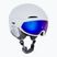 Alpina Alto Q-Lite λευκό ματ/μπλε κράνος σκι revo