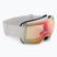 Γυαλιά σκι UVEX Compact V λευκό/καθρέφτης ουράνιο τόξο variomatic 55/0/142/10