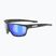 UVEX Sportstyle 706 μαύρα ματ/μπλε γυαλιά ηλίου με καθρέφτη
