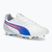 Ανδρικά παπούτσια ποδοσφαίρου PUMA King Match MxSG puma white/bluemazing/flat light grey/sunset glow