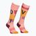 Γυναικείες κάλτσες σκι ORTOVOX Freeride Long Socks Cozy bloom