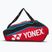 YONEX 1223 τσάντα ρακέτας κλαμπ μαύρο/κόκκινο
