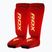 RDX Hosiery Shin Instep Foam προστατευτικά κνήμης και ποδιού κόκκινο/λευκό