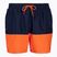Ανδρικό μαγιό Nike Split 5" Volley σορτς σκούρο μπλε και πορτοκαλί NESSB451-822