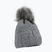 Γυναικείο χειμερινό καπέλο με καμινάδα Horsenjoy Mirella γκρι 2120506