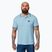 Ανδρικό Pitbull West Coast Polo Shirt Pique Stripes Regular γαλάζιο