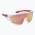 GOG παιδικά γυαλιά ηλίου Flint ματ λευκό/νεον ροζ/πολυχρωματικό ροζ