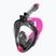 AQUA-SPEED Spectra 2.0 μάσκα πλήρους προσώπου για κολύμβηση με αναπνευστήρα μαύρο/ροζ