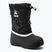 Kamik Southpole4 μαύρες/λευκές παιδικές μπότες πεζοπορίας
