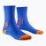 Ανδρικές κάλτσες τρεξίματος X-Socks Run Perform Crew twyce μπλε/πορτοκαλί