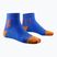 Ανδρικές κάλτσες τρεξίματος X-Socks Run Perform Ankle twyce μπλε/πορτοκαλί