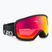 Giro Ringo μαύρα γυαλιά σκι με λογότυπο/ζωντανά γυαλιά σκι
