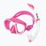 SEAC Bella ροζ παιδικό σετ αναπνευστήρα για παιδιά