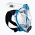 Cressi Baron full face μάσκα για κατάδυση με αναπνευστήρα μπλε και διάφανο XDT020020