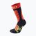 UYN Ski Junior μεσαίες γκρι μαύρες/κόκκινες παιδικές κάλτσες σκι