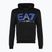 Ανδρικό EA7 Emporio Armani Train Logo Series Oversize Logo Hoodie Coft μαύρο