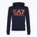 Ανδρικό EA7 Emporio Armani Train Logo Series Oversize Logo Hoodie Coft navy blue